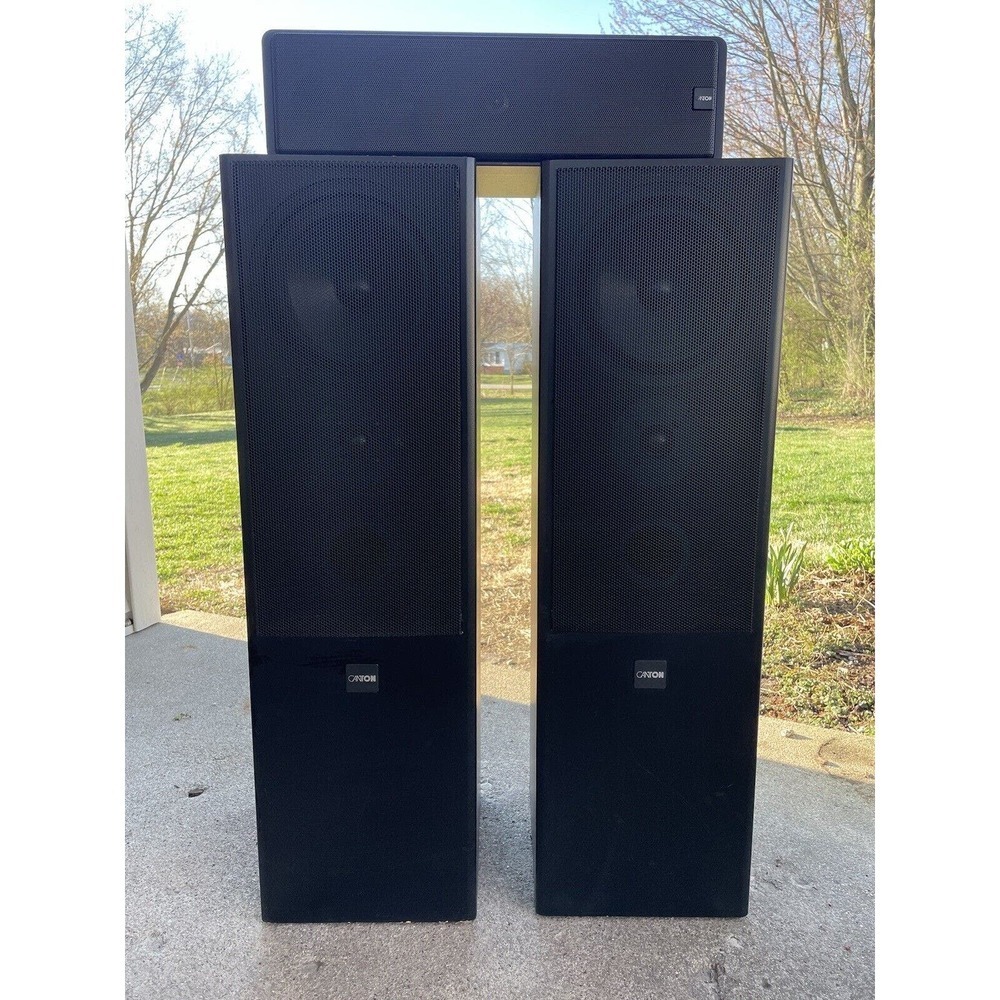 Canton Fonum 501 DC speakers ( set of 3 ) 1994 Germany Made Hi-Fi Audiophile
